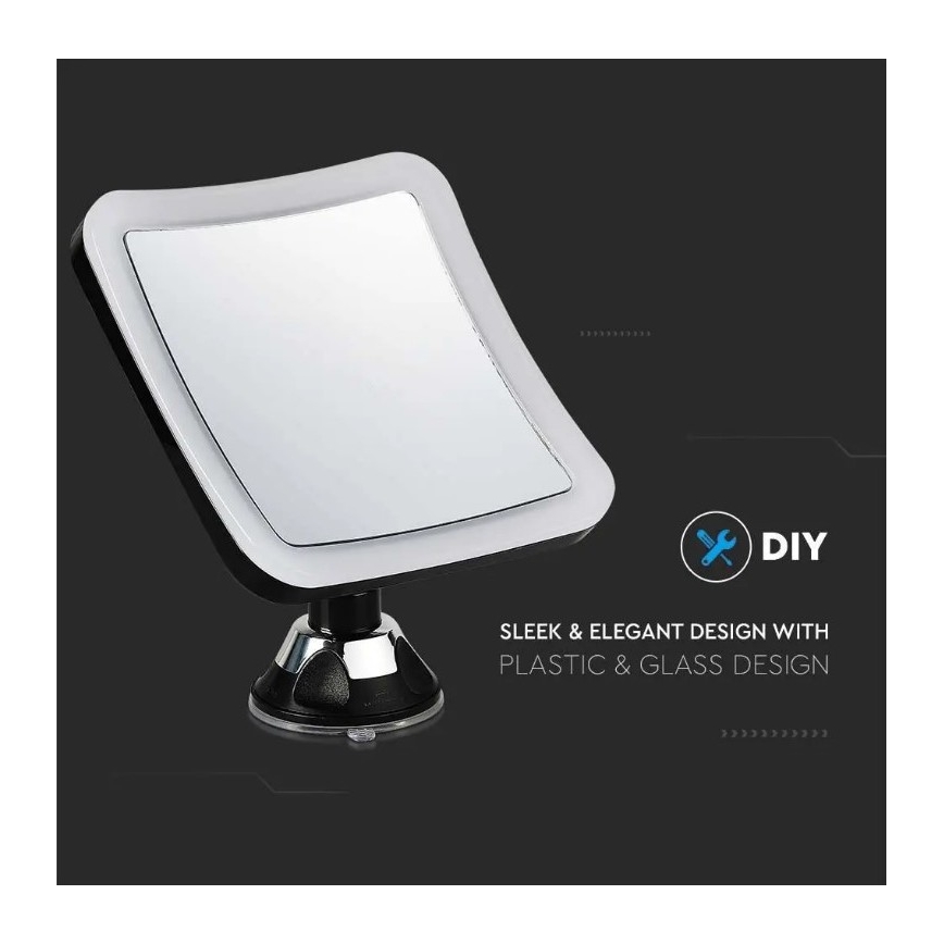 LED Sminkspegel  LED/3,2W/4,5V IP44