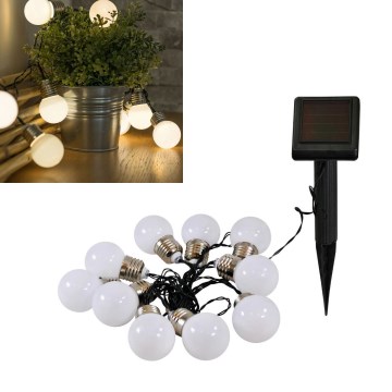 LED Solar Dekorativ slinga LED/1,2V 3,8 m IP44