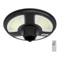 LED Solar gatulampa med sensor LED/ 10W / 3,2V 6500K IP65 + fjärrkontroll