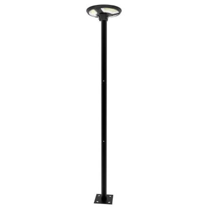LED Solar gatulampa med sensor LED/ 10W / 3,2V 6500K IP65 + fjärrkontroll