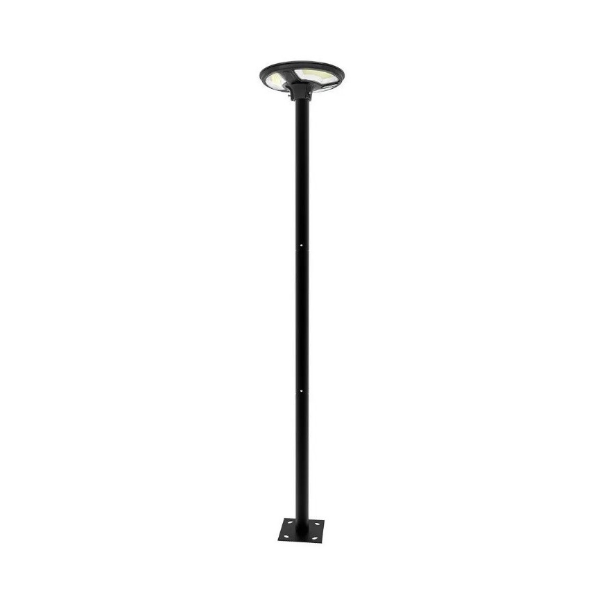 LED Solar gatulampa med sensor LED/ 10W / 3,2V 6500K IP65 + fjärrkontroll