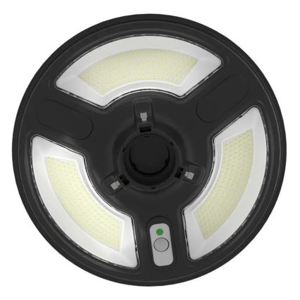 LED Solar gatulampa med sensor LED/ 10W / 3,2V 6500K IP65 + fjärrkontroll