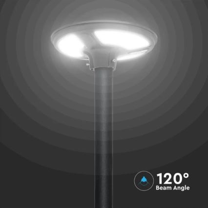 LED Solar gatulampa med sensor LED/ 10W / 3,2V 6500K IP65 + fjärrkontroll