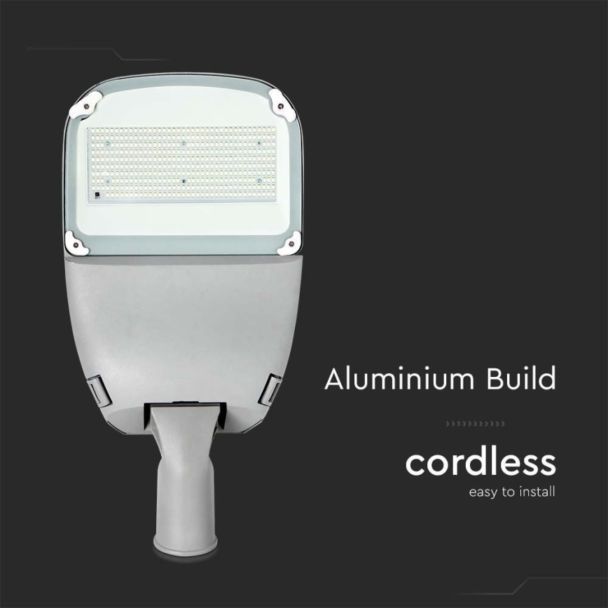 LED Ljusreglerad solcell gata lampa SAMSUNG CHIP LED/50W/6,4V 4000K IP65 + fjärrkontroll
