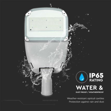 LED Ljusreglerad solcell gata lampa SAMSUNG CHIP LED/50W/6,4V 4000K IP65 + fjärrkontroll