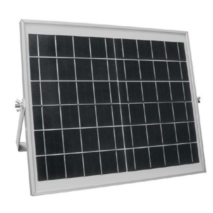 LED Ljusreglerad solcell gata lampa SAMSUNG CHIP LED/50W/6,4V 4000K IP65 + fjärrkontroll