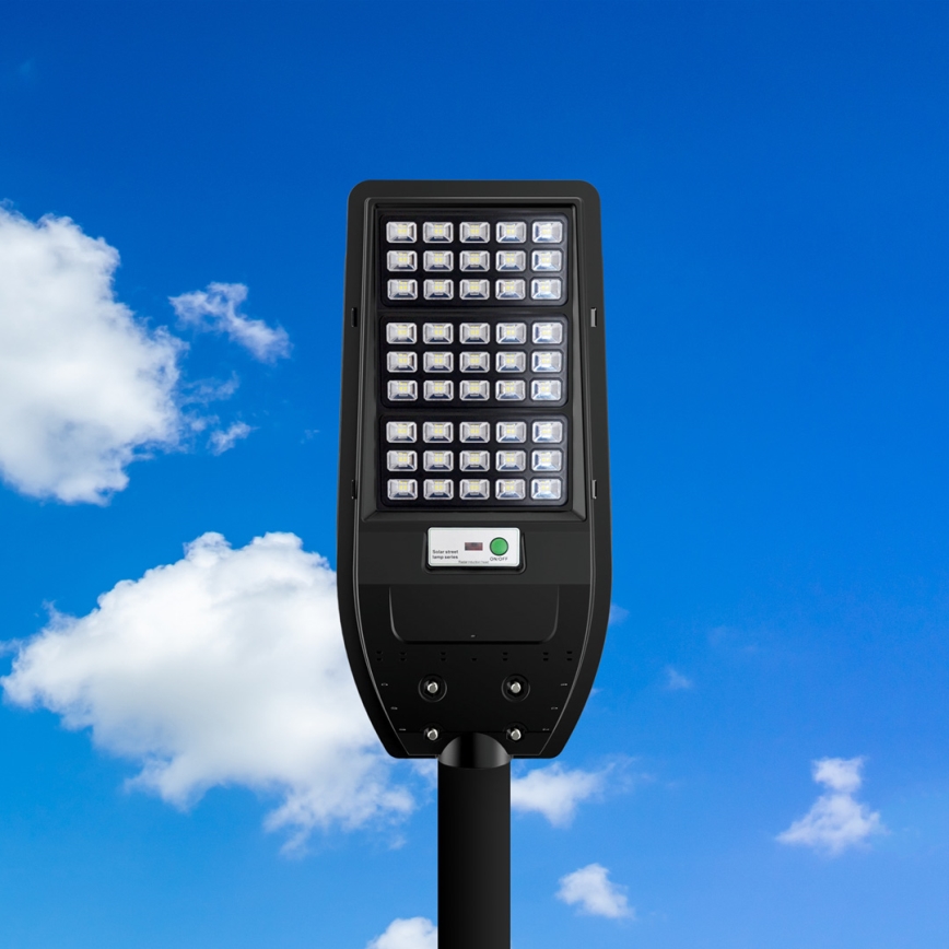 LED Solar gatulampa VIA 100W/10000 mAh 3,2V 6000K IP65 + fjärrkontroll