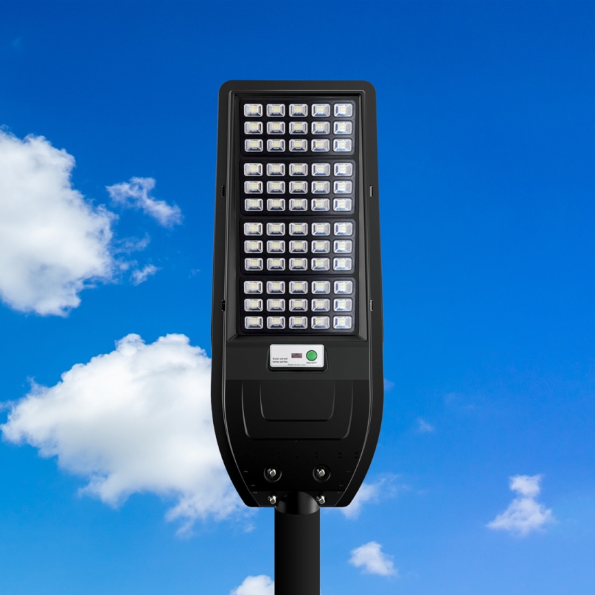 LED Solar gatulampa VIA 150W/15000 mAh 3,2V 6000K IP65 + fjärrkontroll