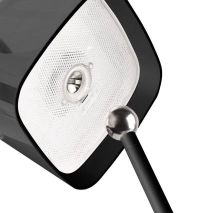 LED Solcellsladdningsbar dimbar magnetisk touchbordslampa LED/5W/5V 3000-6000K 3600 mAh IP65 svart