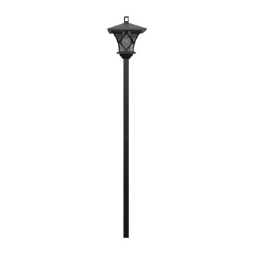 LED Solar utomhus lampa 03.01.2001 LED/1,2V IP44 svart