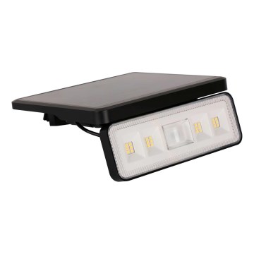 LED Solar utomhus strålkastare med sensor LED/8W/3,7V IP54 svart