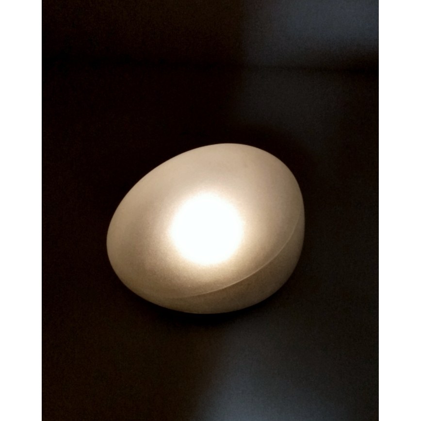 LED-solarlampa 2x LED / 1,2 V, 300 mAh, IP44, svart/vit