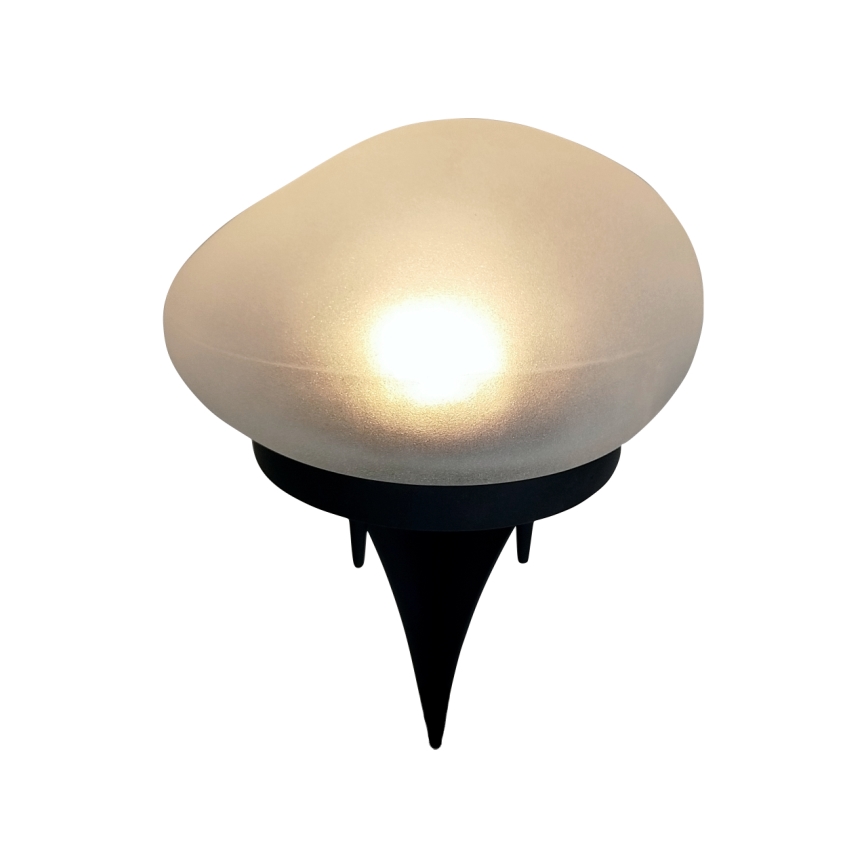 LED-solarlampa 2x LED / 1,2 V, 300 mAh, IP44, svart/vit