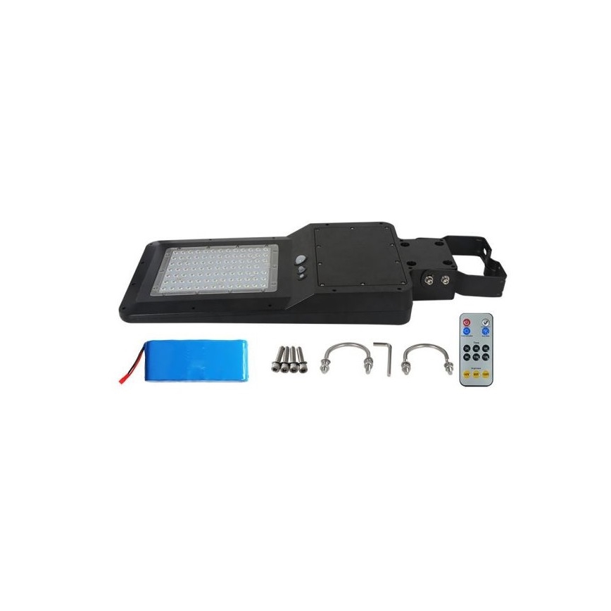 LED Solarlampa för utomhusbruk med sensor LED/40W/9,6V IP65 4000K + fjärrkontroll