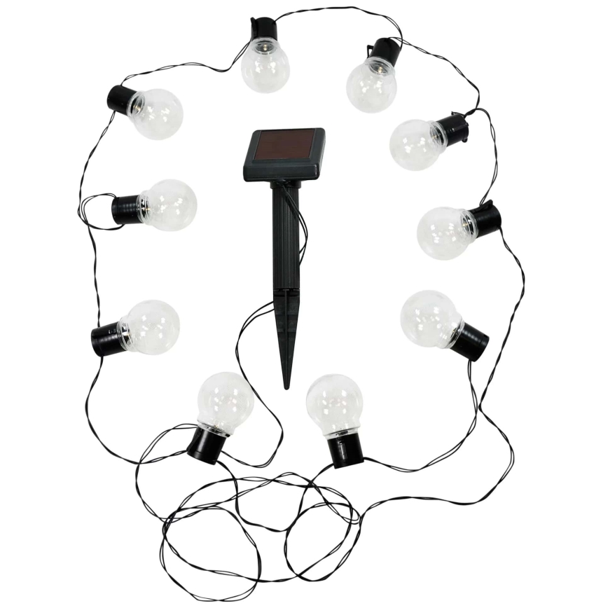 LED Solcell dekorativ slinga LED/1,2V 300 mAh 3,8 m IP44