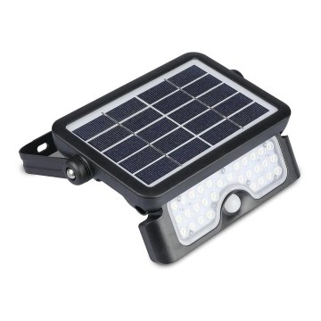LED solcell strålkastare med sensor LED/5W/3,7V IP65 4000K