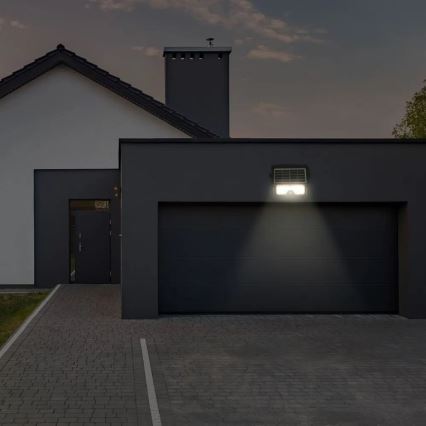 LED solcell strålkastare med sensor LED/5W/3,7V IP65 4000K