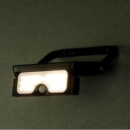 LED solcell strålkastare med sensor LED/5W/3,7V IP65 4000K