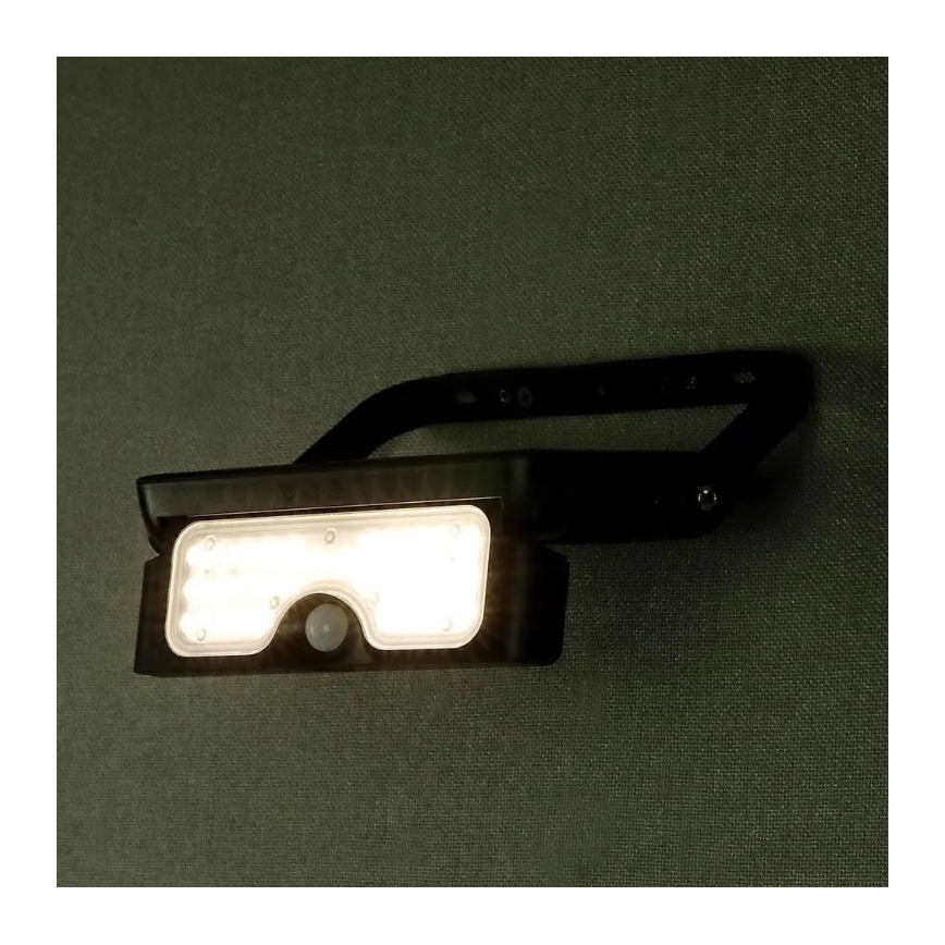 LED solcell strålkastare med sensor LED/5W/3,7V IP65 4000K