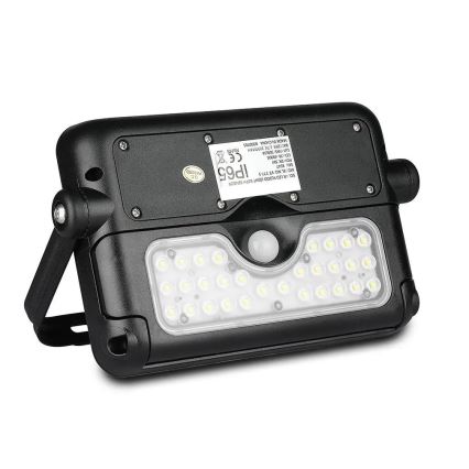 LED solcell strålkastare med sensor LED/5W/3,7V IP65 4000K