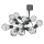 LED Solcell utomhus kedja 10xLED/1,2V 300 mAh 3,8 m IP44