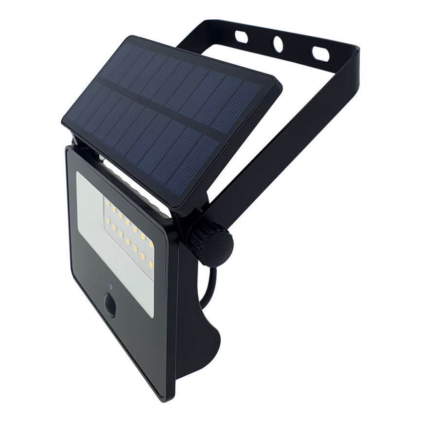 LED Solcell utomhus strålkastare med sensor LED/2W/3,7V 4200K 1800 mAh IP44