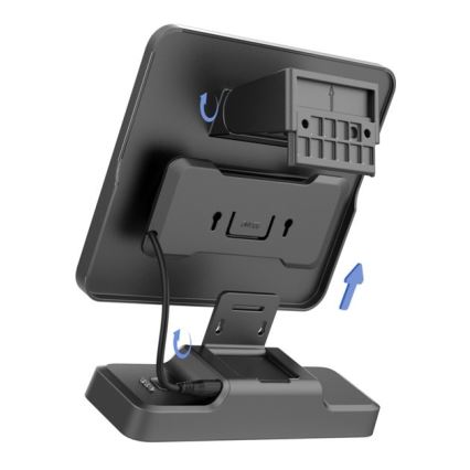 LED Solcell utomhus strålkastare med sensor LED/8W/3,7V 2000 mAh IP54 svart