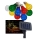 LED Solcell utomhuskedja 10xLED/1,2V 300 mAh 2,2 m IP44 multicolor