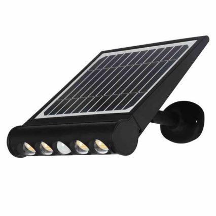LED Solcell vägg lampa med en rörelse- och skymningssensor LED/8W/3,7V 4000 mAh 4000K IP65