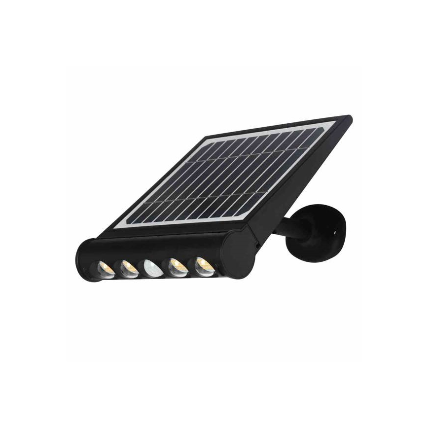 LED Solcell vägg lampa med en rörelse- och skymningssensor LED/8W/3,7V 4000 mAh 4000K IP65