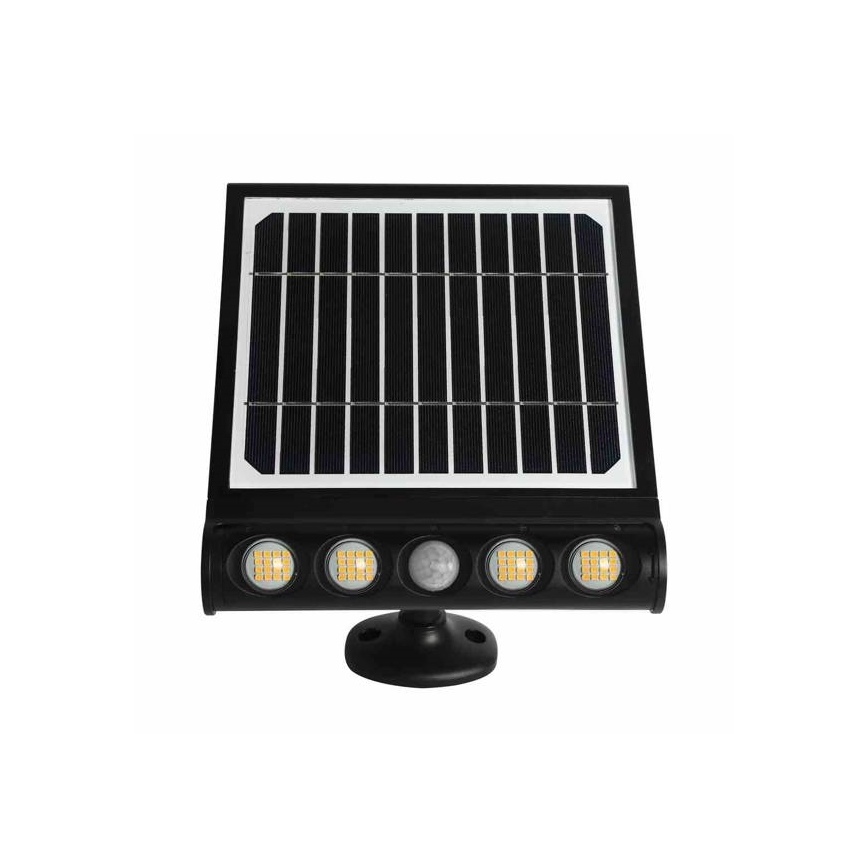 LED Solcell vägg lampa med en rörelse- och skymningssensor LED/8W/3,7V 4000 mAh 4000K IP65