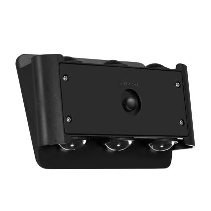 LED solcell väggbelysning ALF LED/4W/3,2V 3000K IP54 svart