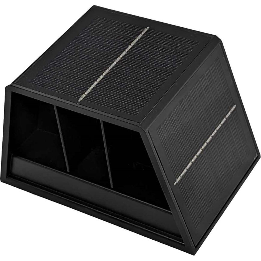 LED solcell väggbelysning CUBUS 2xLED/1,5W/3,7V 1500 mAh IP54
