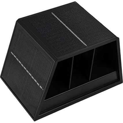 LED solcell väggbelysning CUBUS 2xLED/1,5W/3,7V IP54