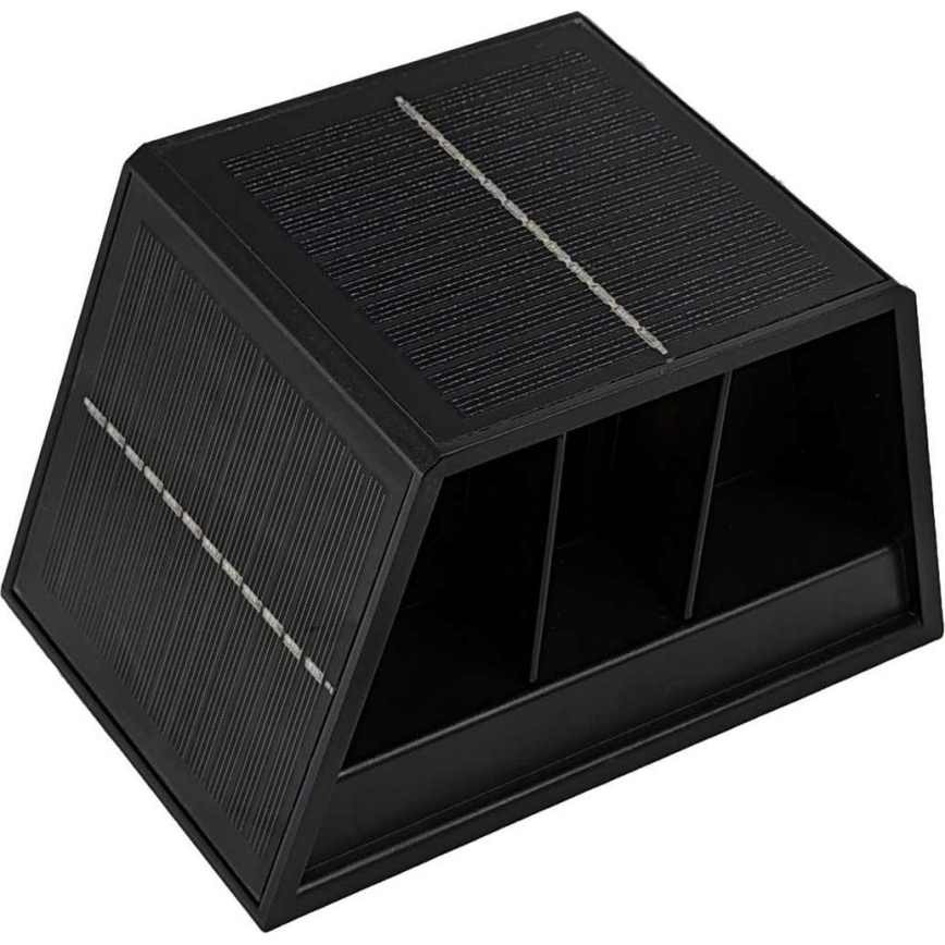 LED solcell väggbelysning CUBUS 2xLED/1,5W/3,7V IP54