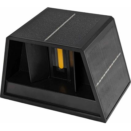LED solcell väggbelysning CUBUS 2xLED/1,5W/3,7V IP54