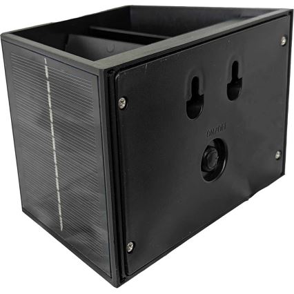 LED solcell väggbelysning CUBUS 2xLED/1,5W/3,7V IP54