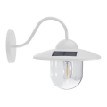 LED solcell väggbelysning LED/0,5W/1,2V IP44 vit