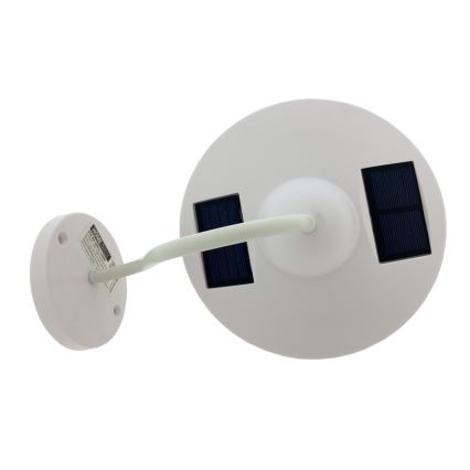 LED solcell väggbelysning LED/0,5W/1,2V IP44 vit
