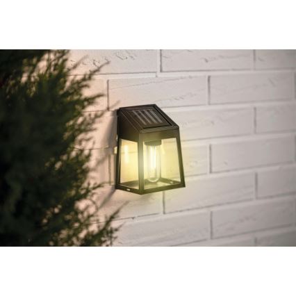 LED solcell väggbelysning LED/1,2V