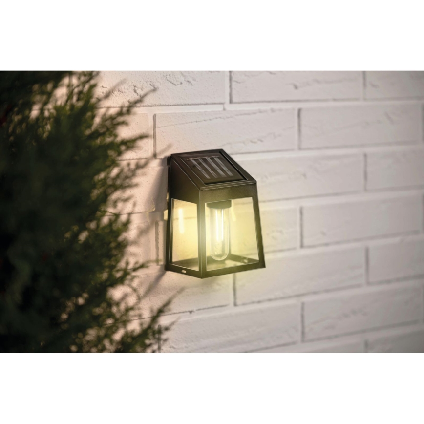 LED solcell väggbelysning LED/1,2V