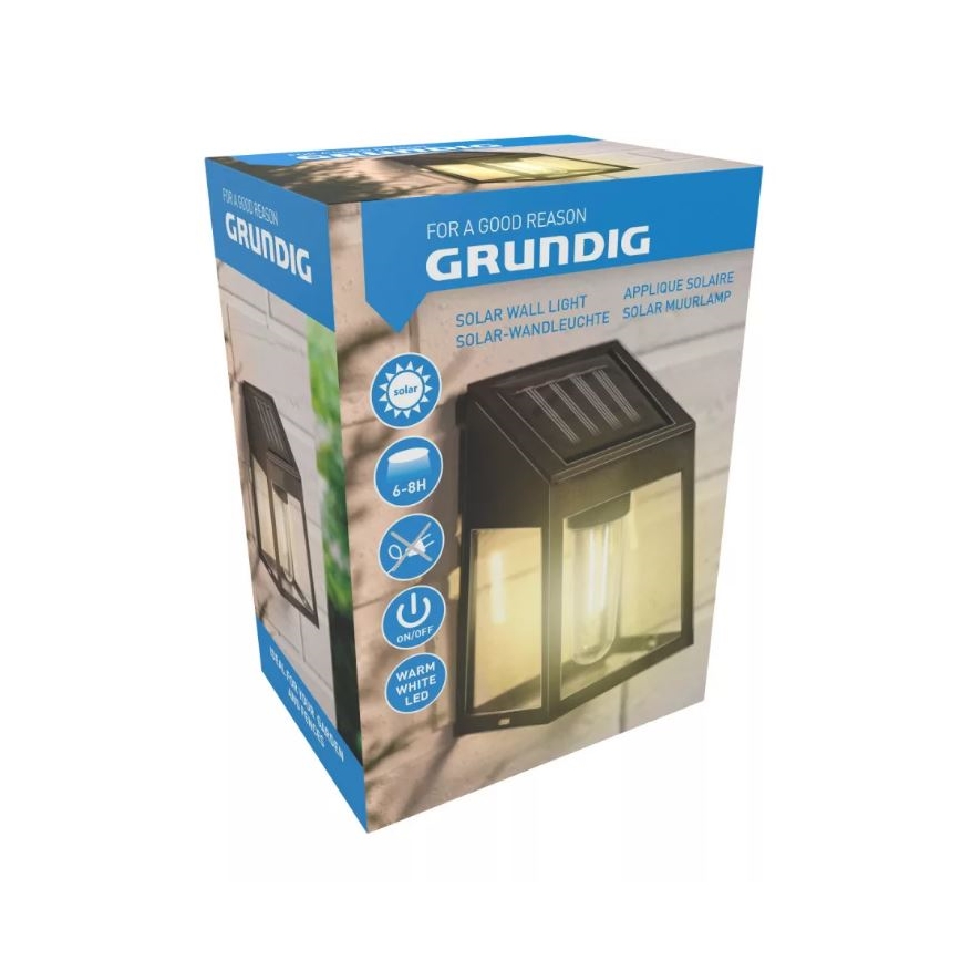 LED solcell väggbelysning LED/1,2V