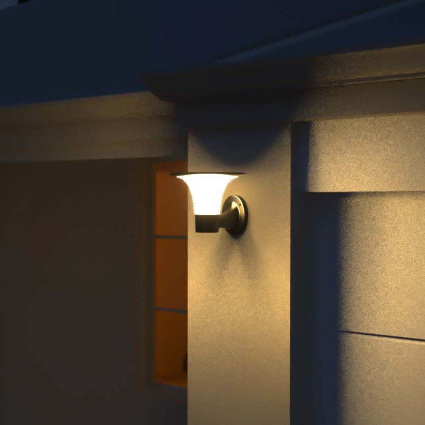 LED solcell väggbelysning med sensor LED/15W/3,2V 4000K/6000K IP65 6000 mAh