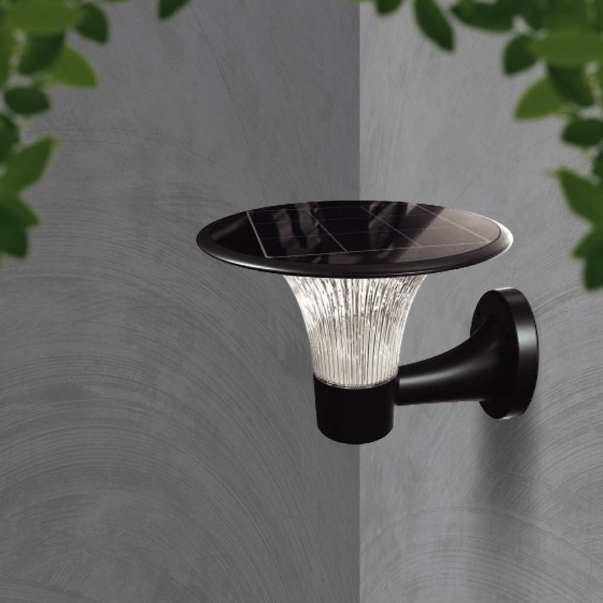 LED solcell väggbelysning med sensor LED/15W/3,2V 4000K/6000K IP65 6000 mAh