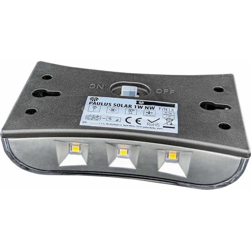 LED solcell väggbelysning LED/1W IP44