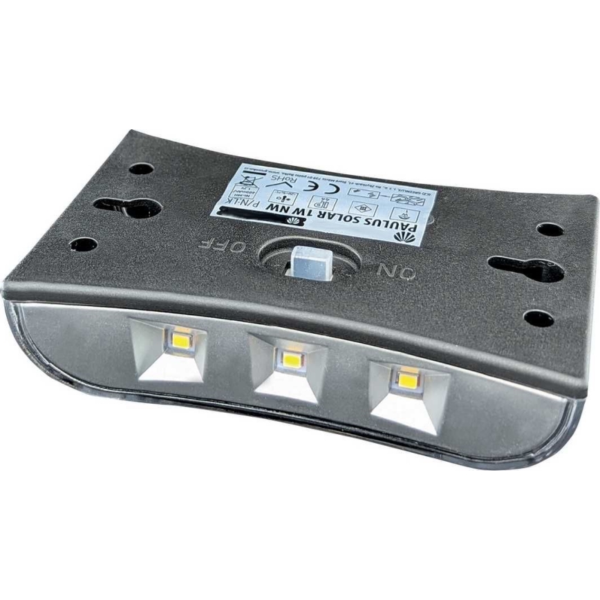 LED solcell väggbelysning LED/1W IP44