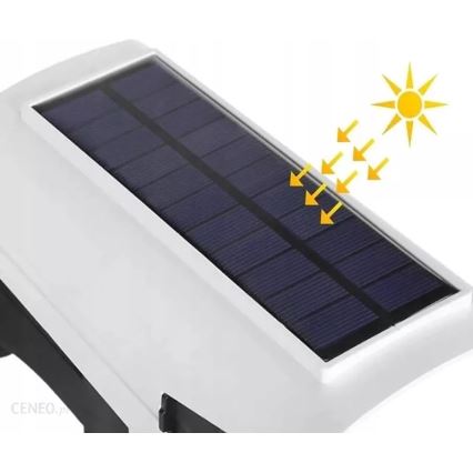 LED Solcell låtsas säkerhetskamera med sensor KAMERA LED/1W/3,7V 1200 mAh IP44 + fjärrkontroll