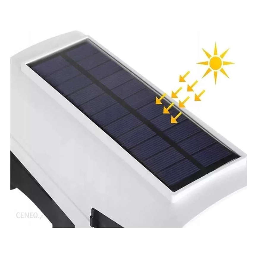LED Solcell låtsas säkerhetskamera med sensor KAMERA LED/1W/3,7V 1200 mAh IP44 + fjärrkontroll