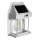 LED solcell väggbelysning med sensor LANTER LED/1W/3,7V 1200 mAh IP44 vit