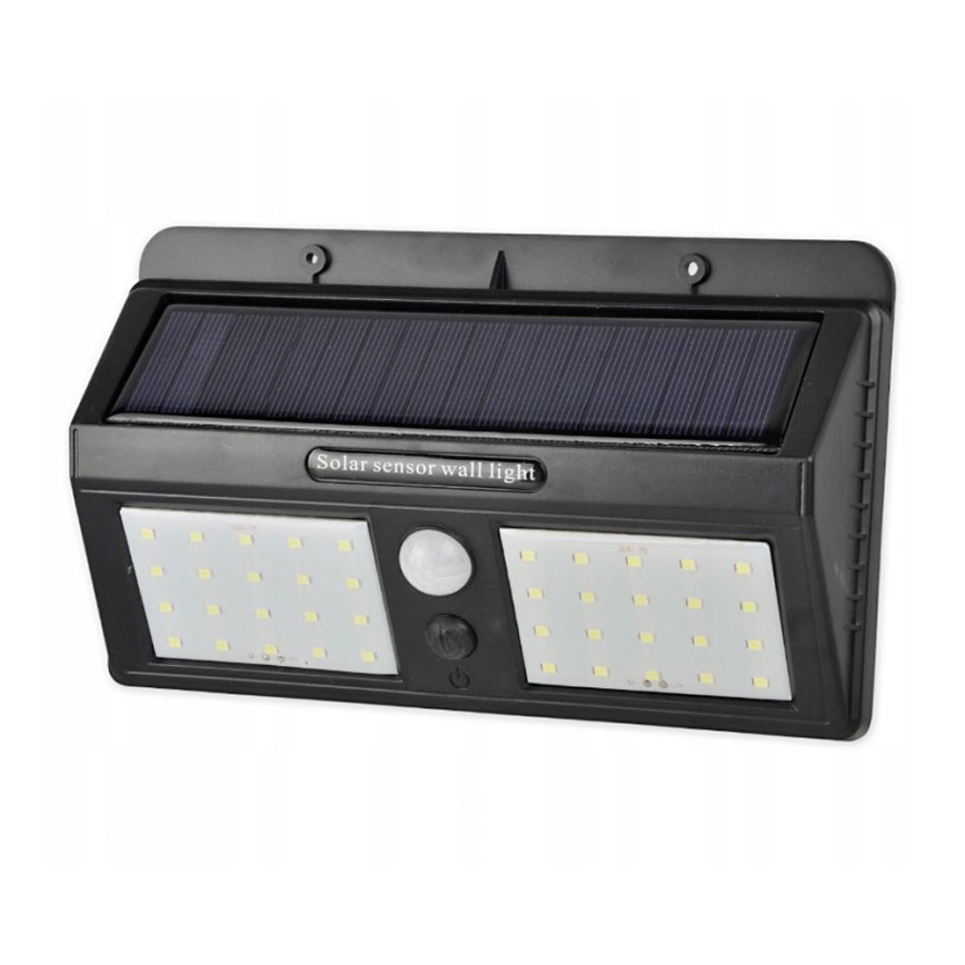 LED solcell väggbelysning med sensor LED/1,2W/3,7V 2400 mAh IP54